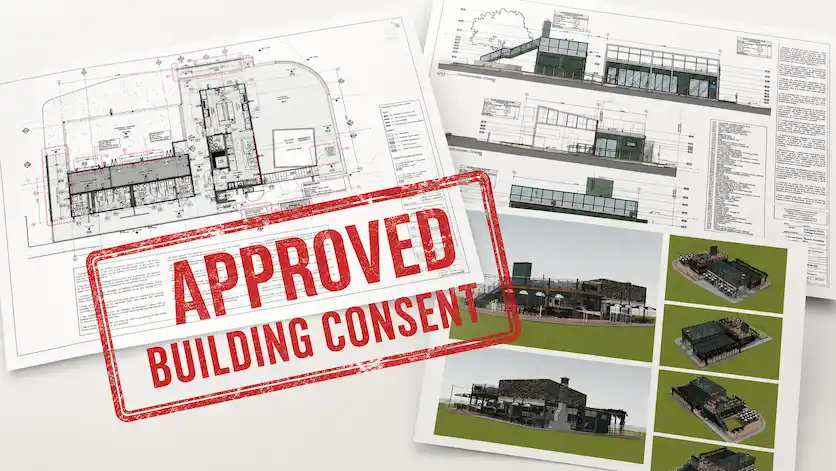 Approved building consent drawings and architectural documentation