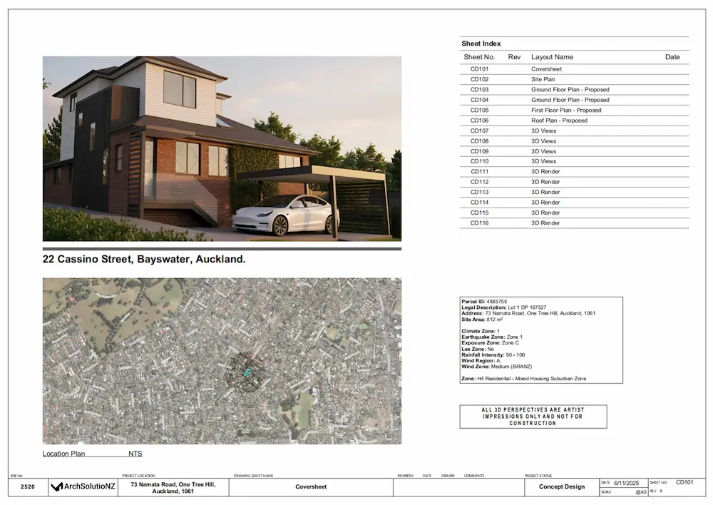 Approved building consent – One Tree Hill, Auckland