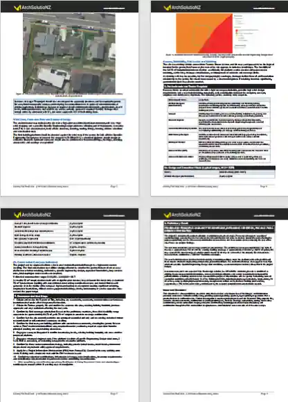 Example granny flat feasibility report hazard and risk page