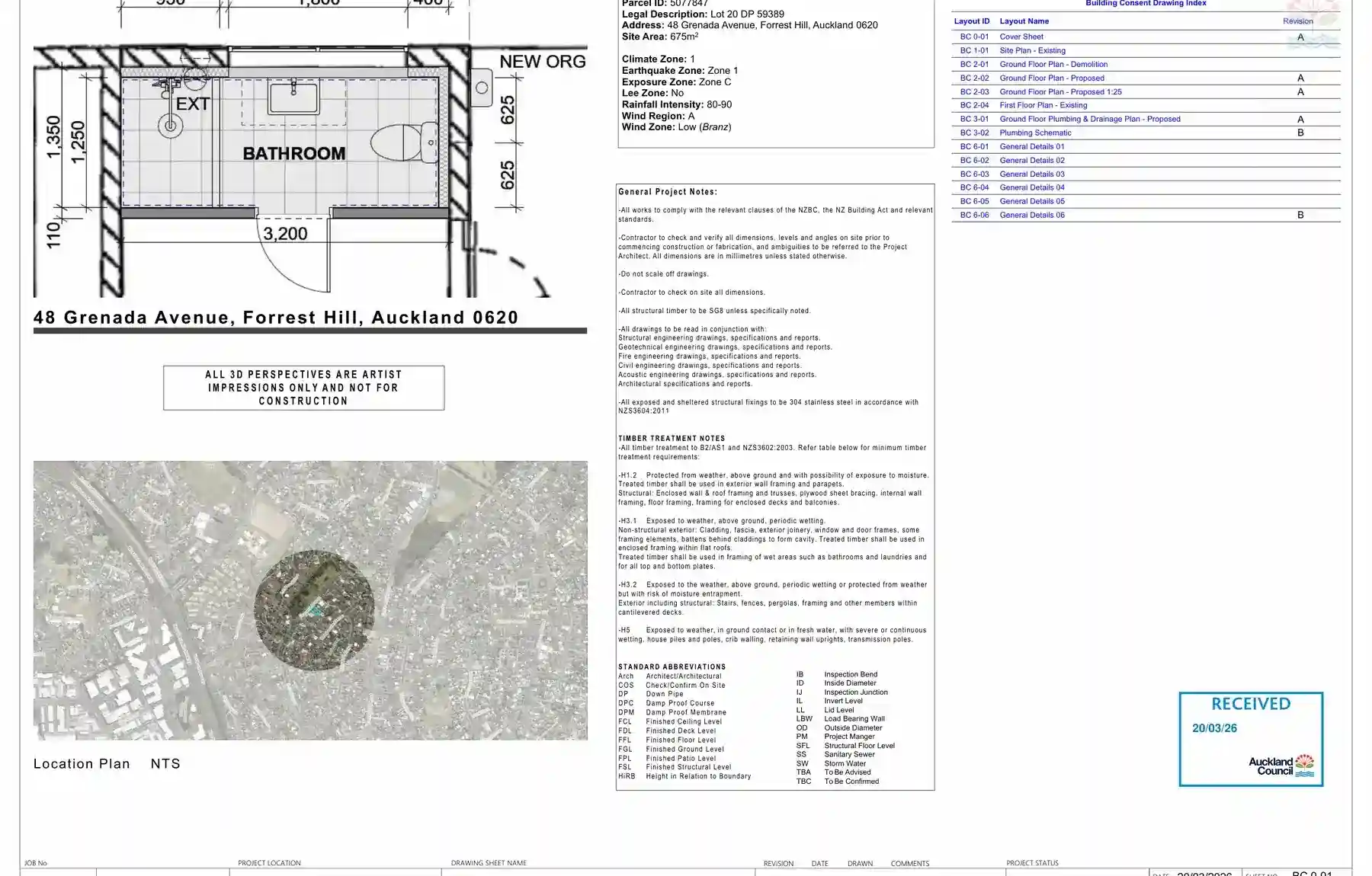 Approved building consent cover sheet