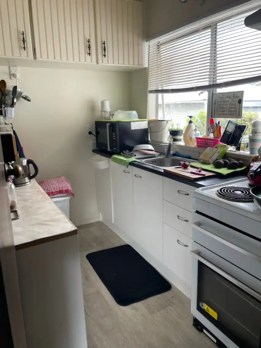 Original front house kitchen before Marsden Avenue renovation