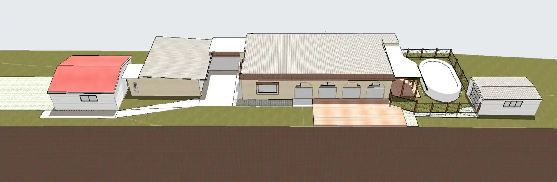 Original 3D scan of existing Paeroa buildings before rumpus renovation